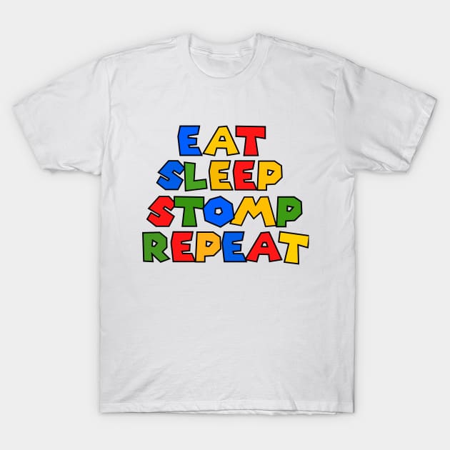 Eat sleep stomp repeat T-Shirt by mksjr